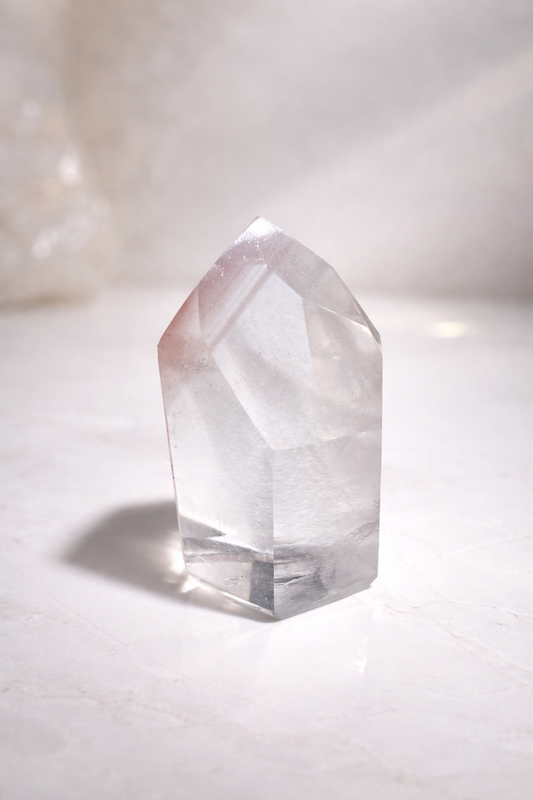 Pink Lithium Kristallspitze mit zartrosa Phantom – Seltene Premium-Qualität ✨