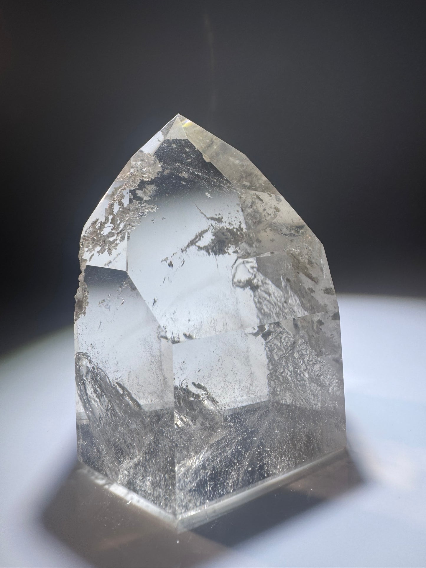 Exklusive Phantom Rauchquarz Spitze - 8cm