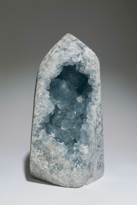 Celestin Kristallspitze 13 cm – Premium Edelstein aus Madagaskar