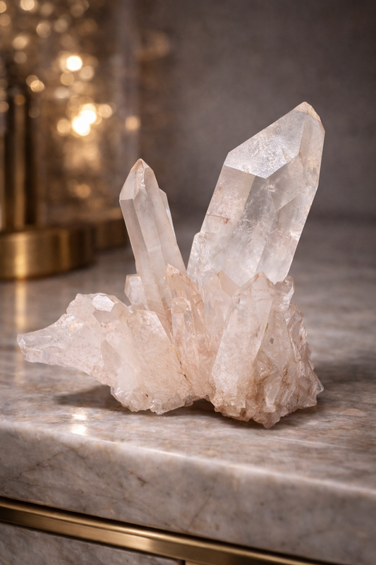 Wunderschöne naturbelassene Pink Himalaya Quarz