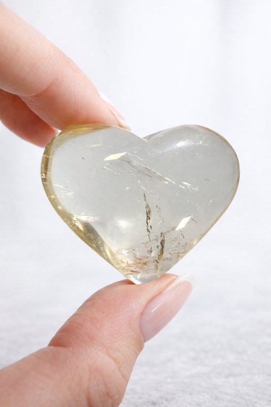 Bezauberndes Citrin Herz - 4.5cm