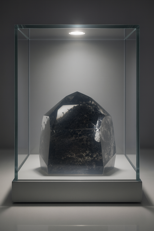 Extrem seltene Phantom Lemurian Spitze (extra klar) 🖤 - 4.3x5cm, 114g