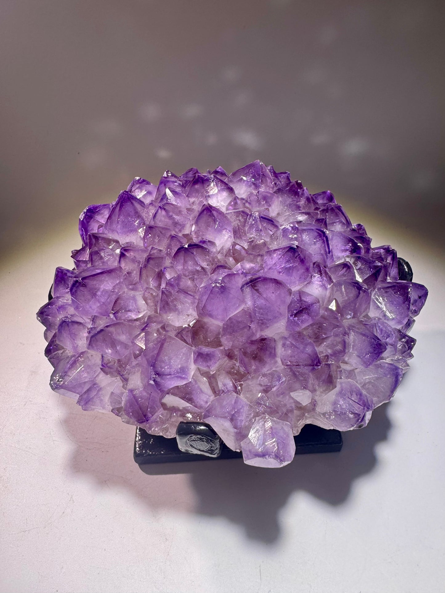 Amethyst Edelstein Blüte mit Phantomen – 14.5cm Uruguay
