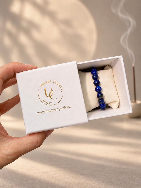 Lapis-Lazuli-Armband – 17 oder 19 cm | Unisex