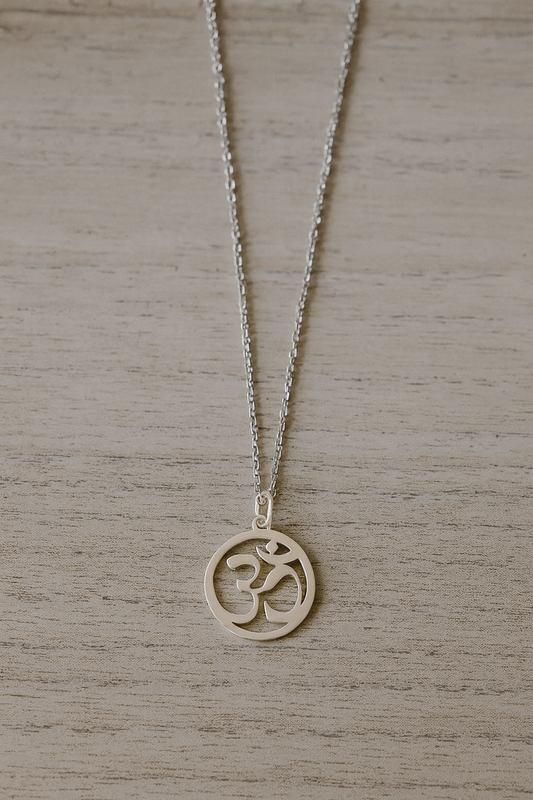 OM Kette 925 Silber | Spiritueller Schmuck | Energie Anhänger