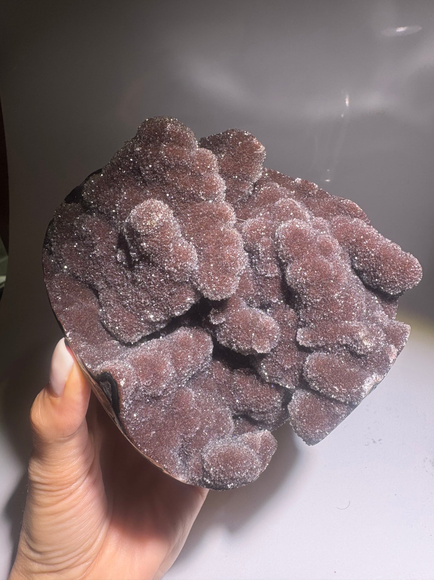 Traumhafter weinroter Amethyst Cupcake - 12cm