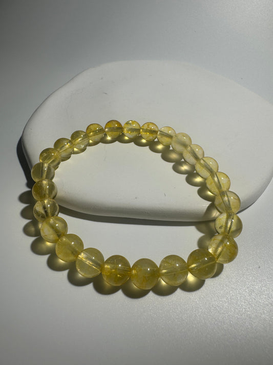 Citrin Heilsteinarmband – goldgelber Kristall mit belebender Wirkung