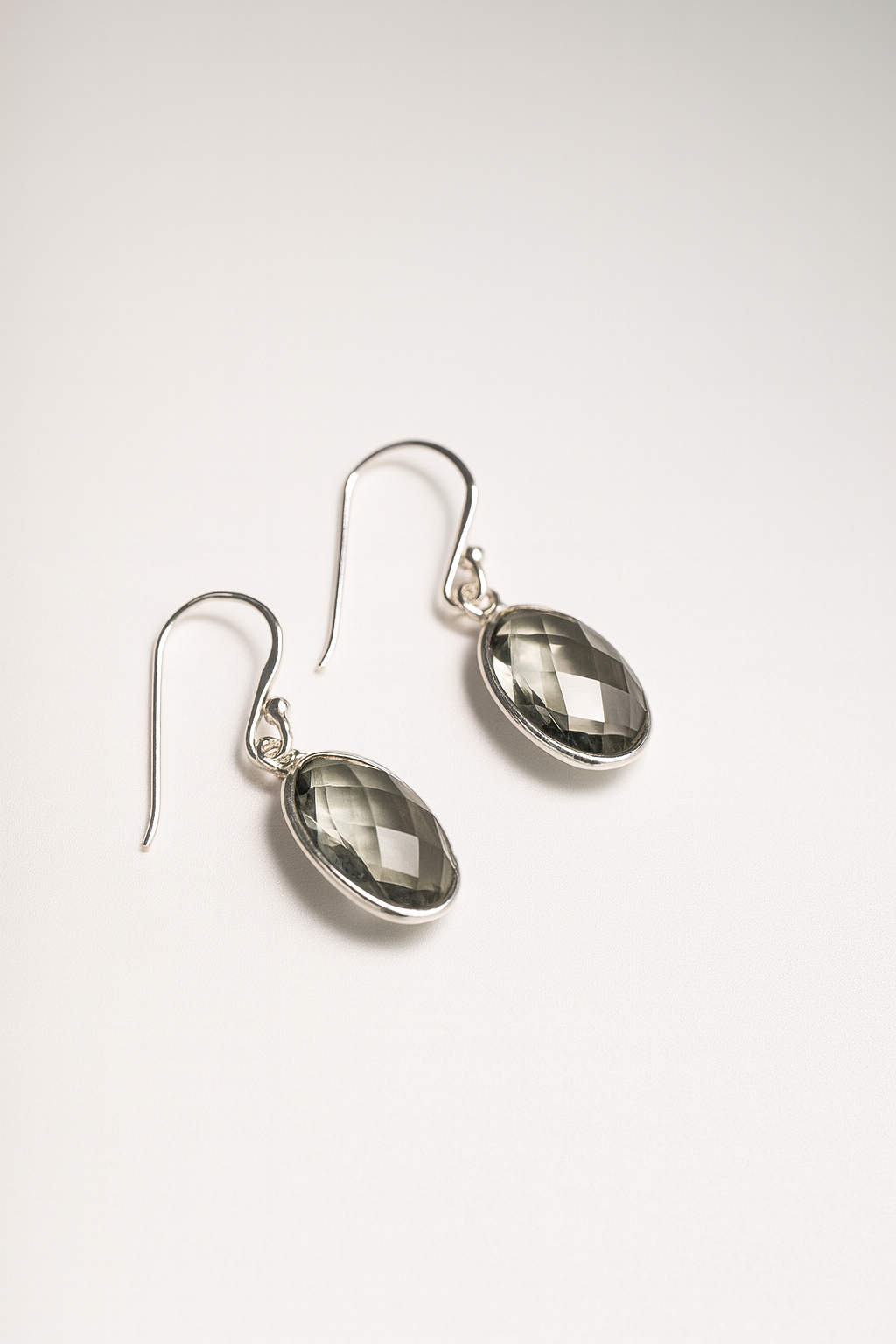 Prasiolith-Ohrringe (grüner Amethyst) 925 Silber – Extraklar, 1A-Qualität, Elegant & Edel