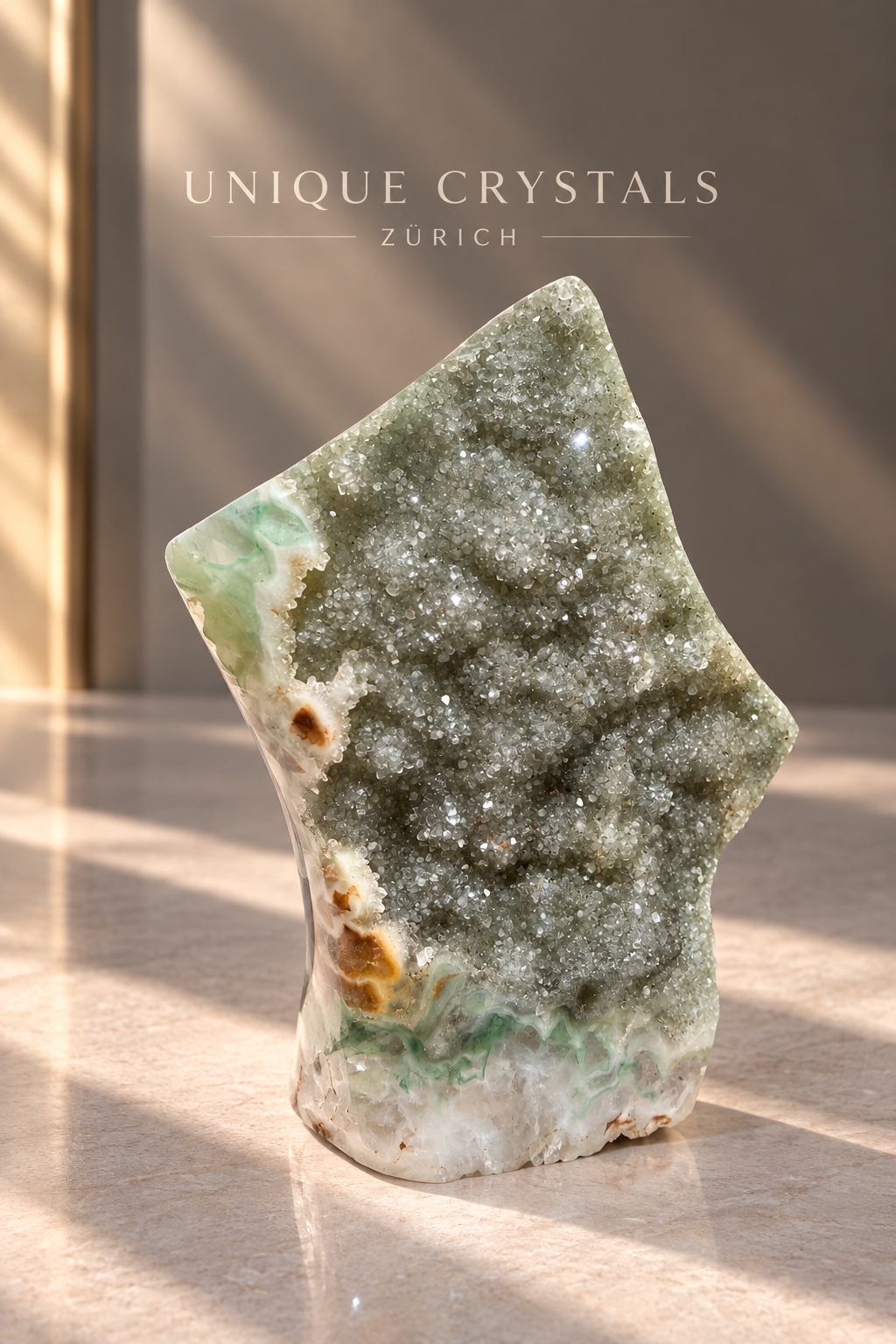 Rainbow-Amethyst-Freiformen aus Uruguay – 5 pastellfarbene Unikate