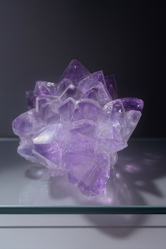 Amethyst Stalaktit Blüte 9,5 cm aus Uruguay