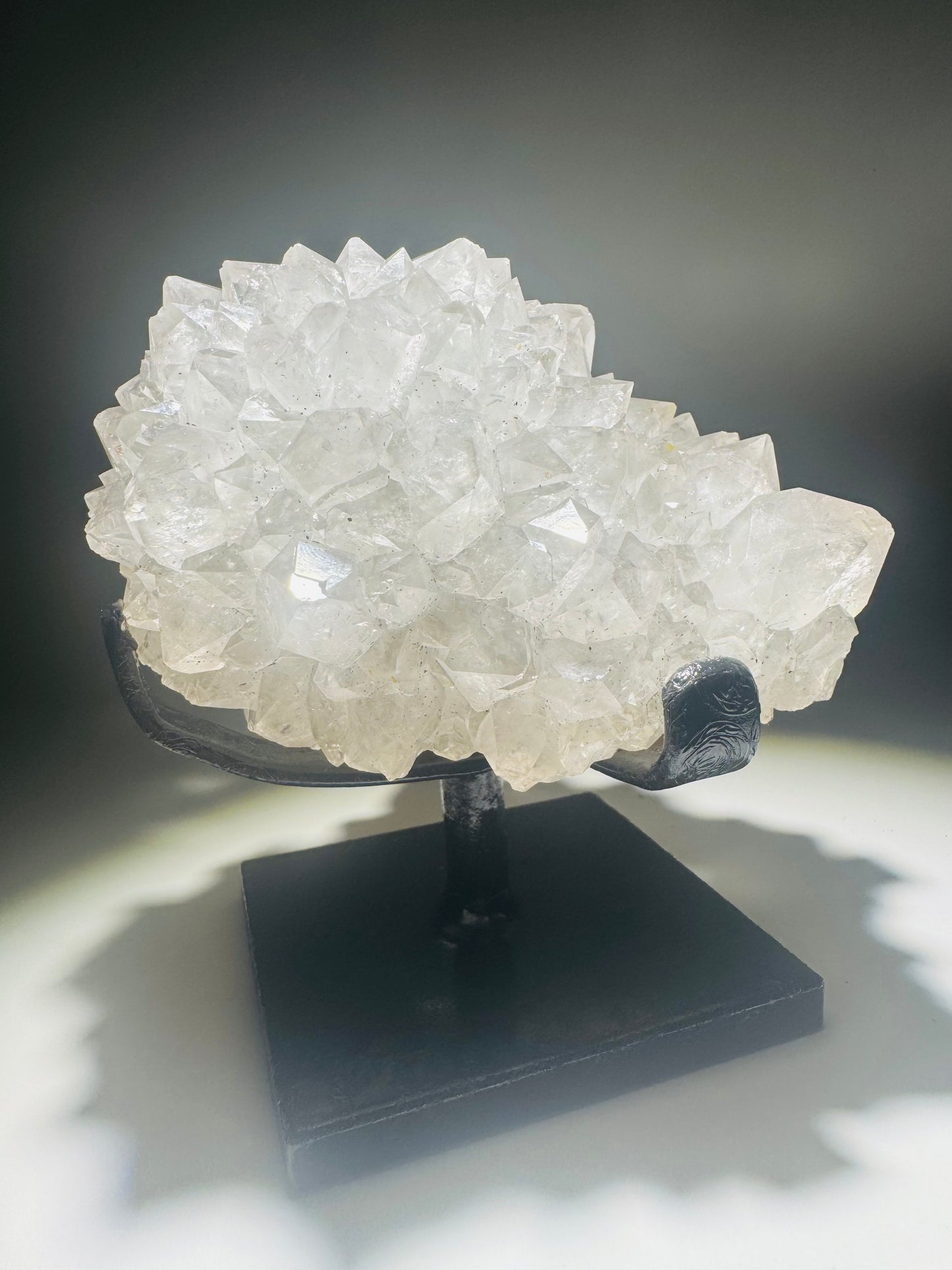 Edelsteinblume Quarzblüte 11.5cm Uruguay – Kristall Unikat