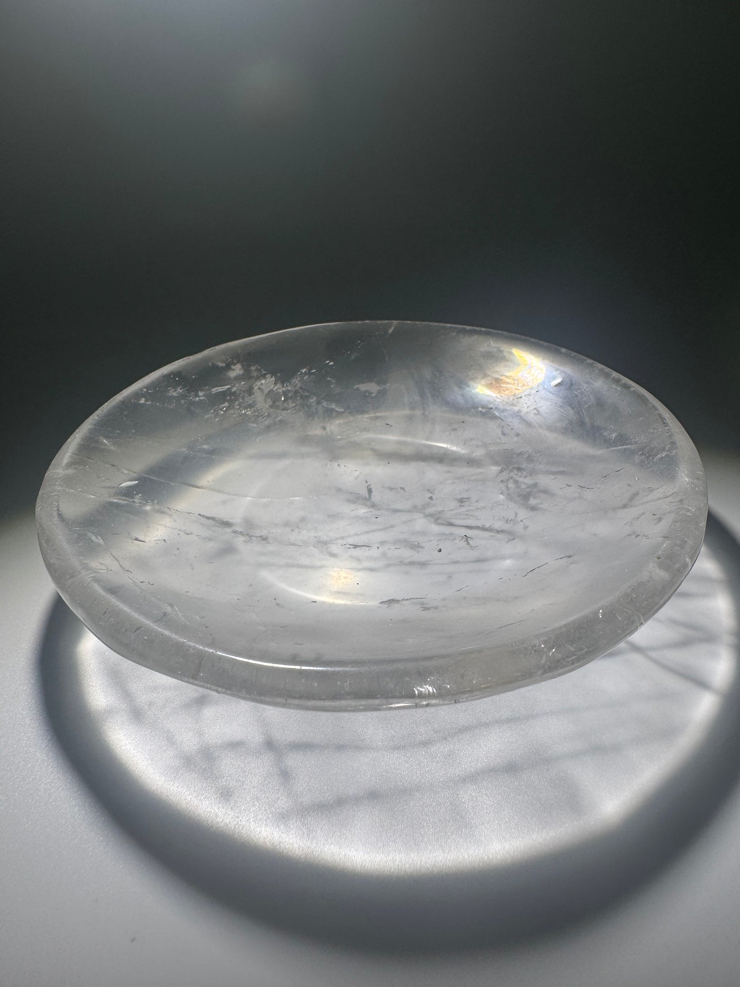 Handgefertigte Bergkristallschale aus Brasilien – 12 cm