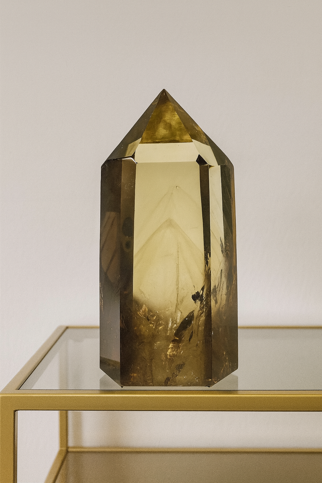 Exklusive Citrin mit Phantomschichten aus Brasilien (ultra klar) - 12cm, 513g