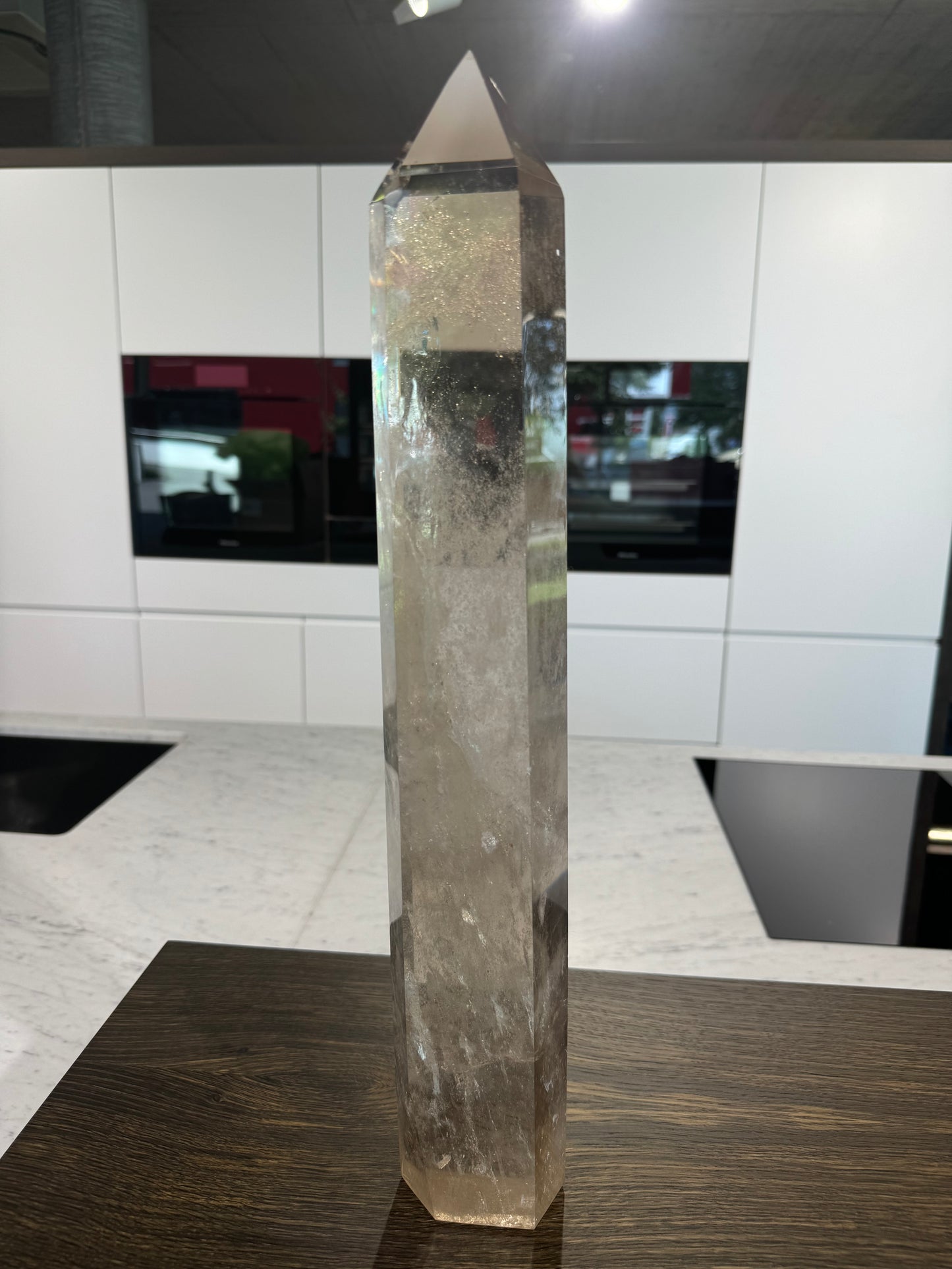 Hochwertige Rauchquarz Spitze aus Brasilien – 47 cm