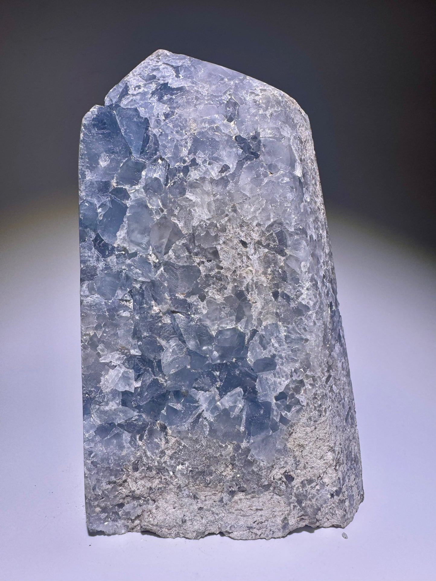 Madagaskar Celestin 13 cm – handverlesener Edelstein in Top-Qualität
