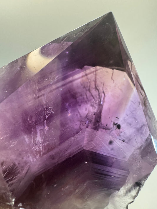 Ametrin Wand mit Phantom 💜✨ - 22cm, 693g