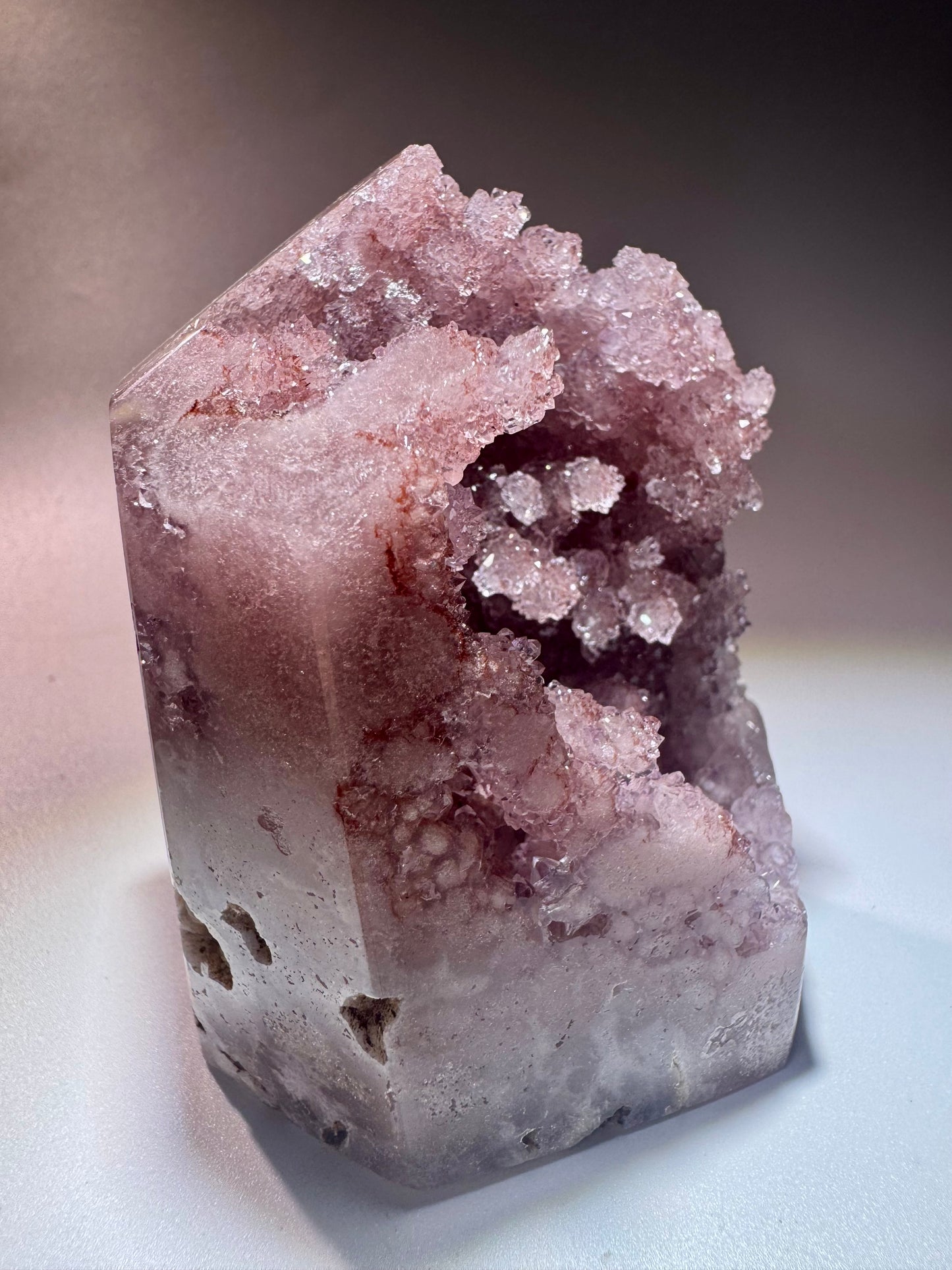 Pink Amethyst Kristall 💖 7,8 cm – Rosa Edelstein aus Brasilien