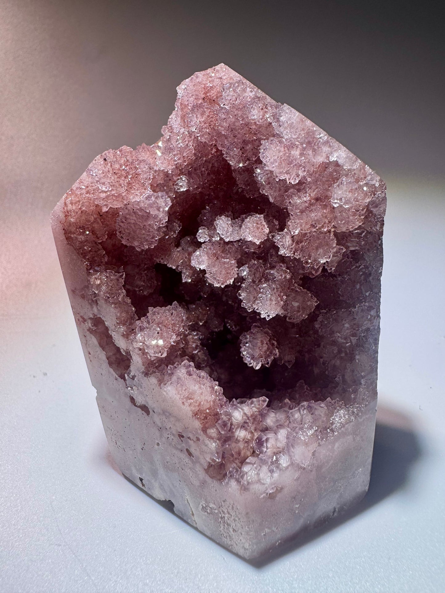 Pink Amethyst Kristall 💖 7,8 cm – Rosa Edelstein aus Brasilien