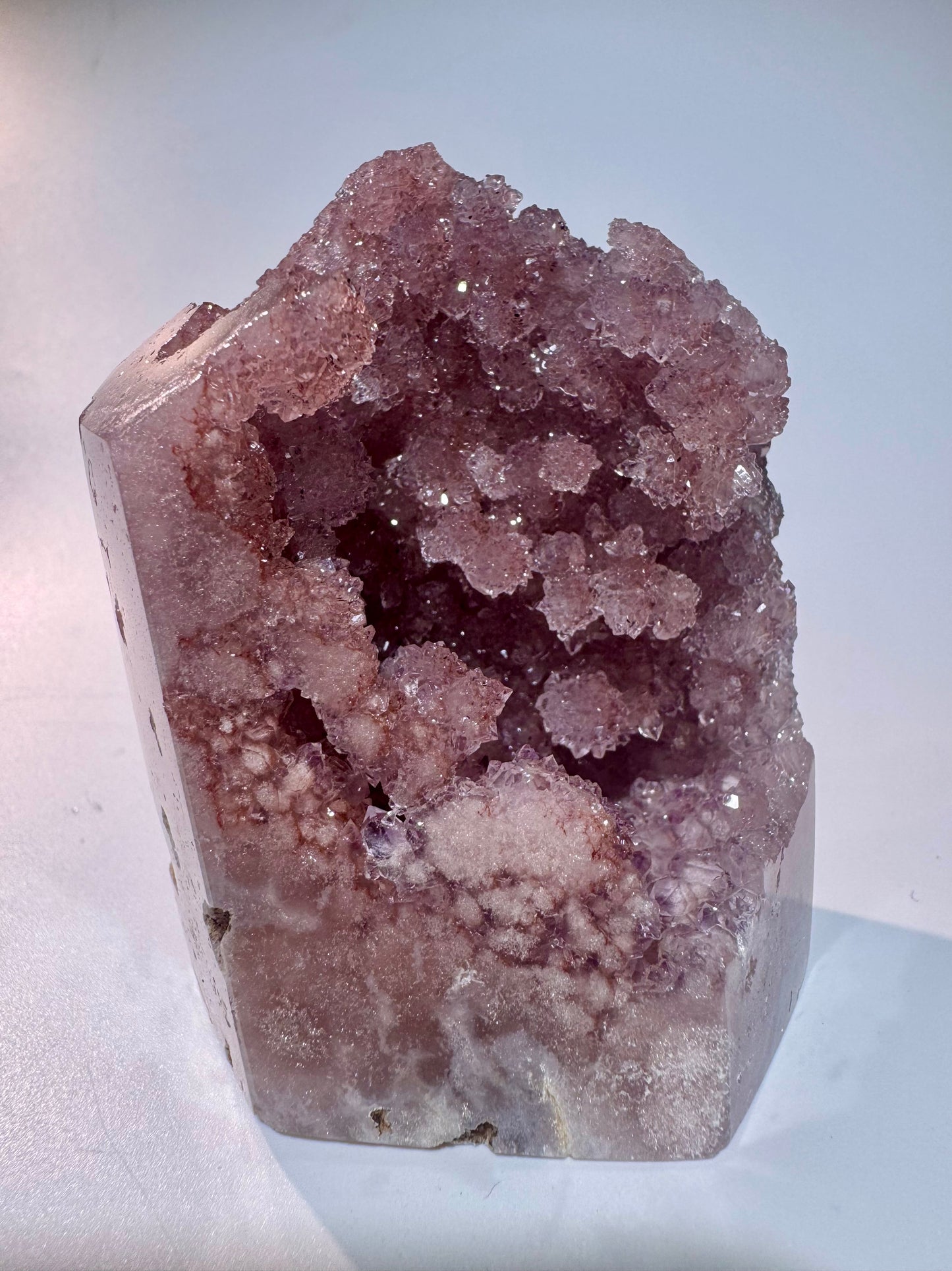 Pink Amethyst Kristall 💖 7,8 cm – Rosa Edelstein aus Brasilien
