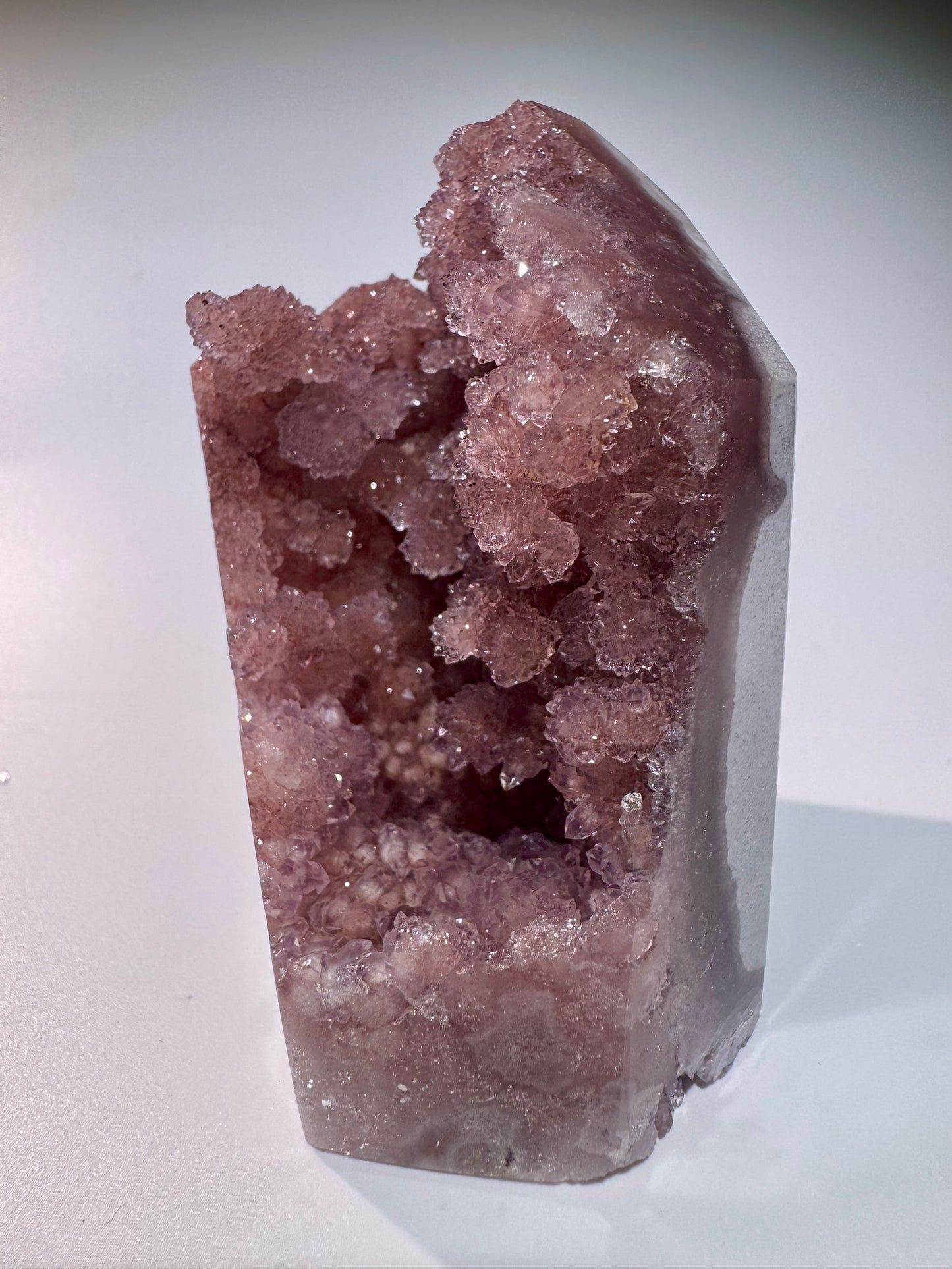 Pink Amethyst Kristall 💖 7,8 cm – Rosa Edelstein aus Brasilien