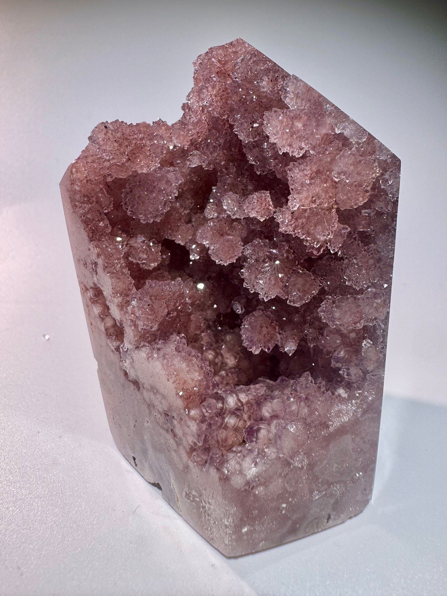 Pink Amethyst Kristall 💖 7,8 cm – Rosa Edelstein aus Brasilien