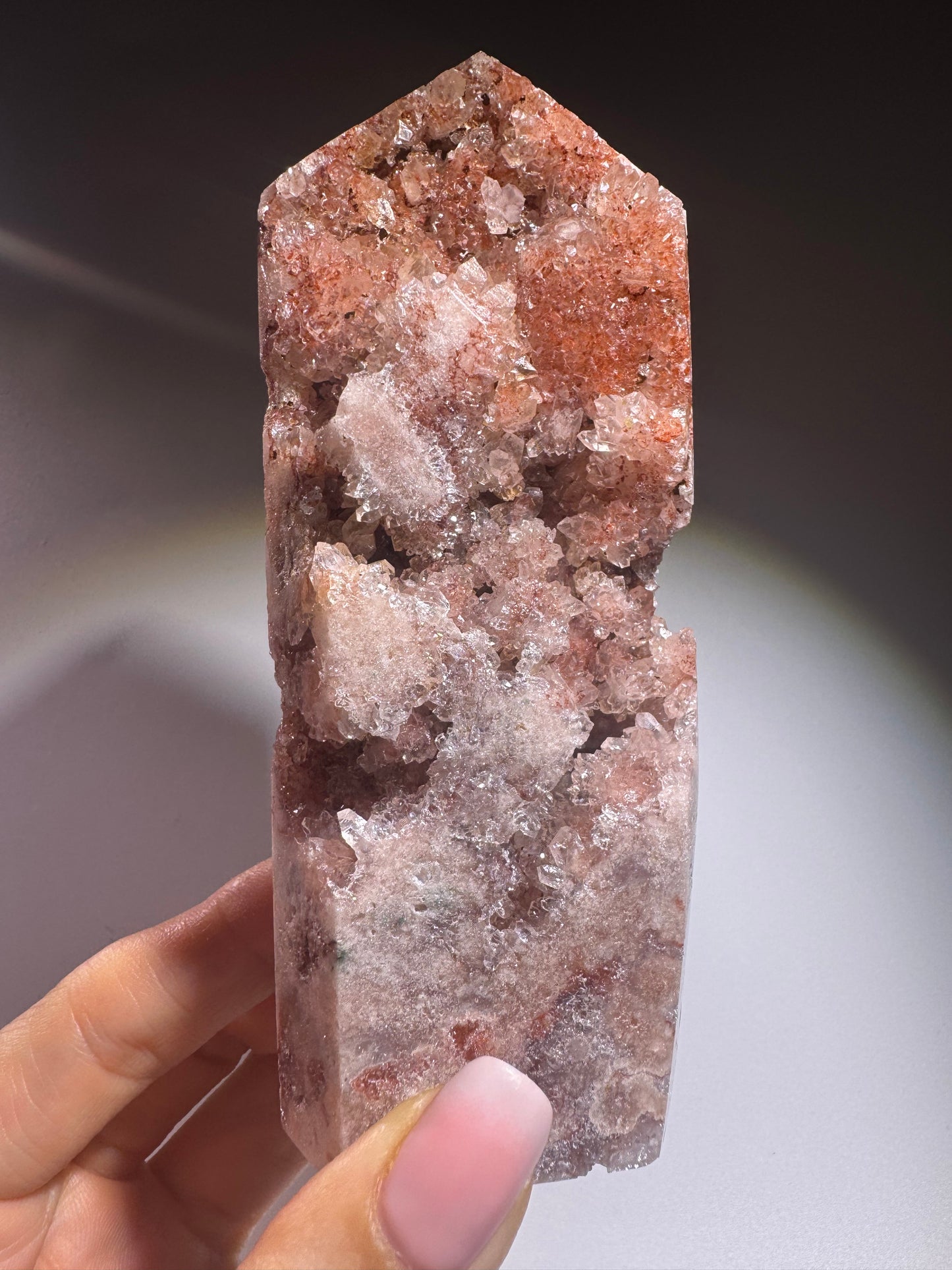 Pink Amethyst Kristall 💖 13 cm – Rosa Edelstein aus Brasilien