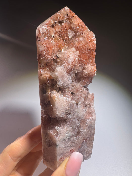 Pink Amethyst Kristall 💖 13 cm – Rosa Edelstein aus Brasilien