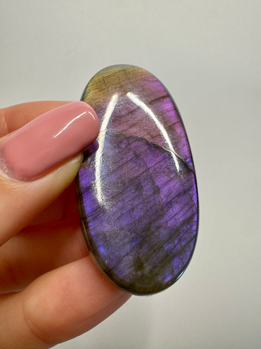 Bezaubernder gold/violetter Labradorit 💖 - 5cm