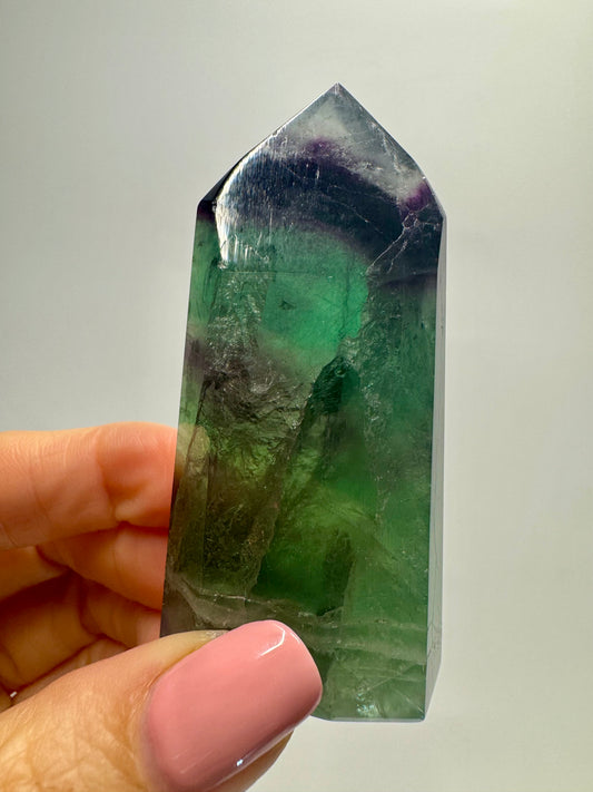 Pointe de fluorite - 7 cm