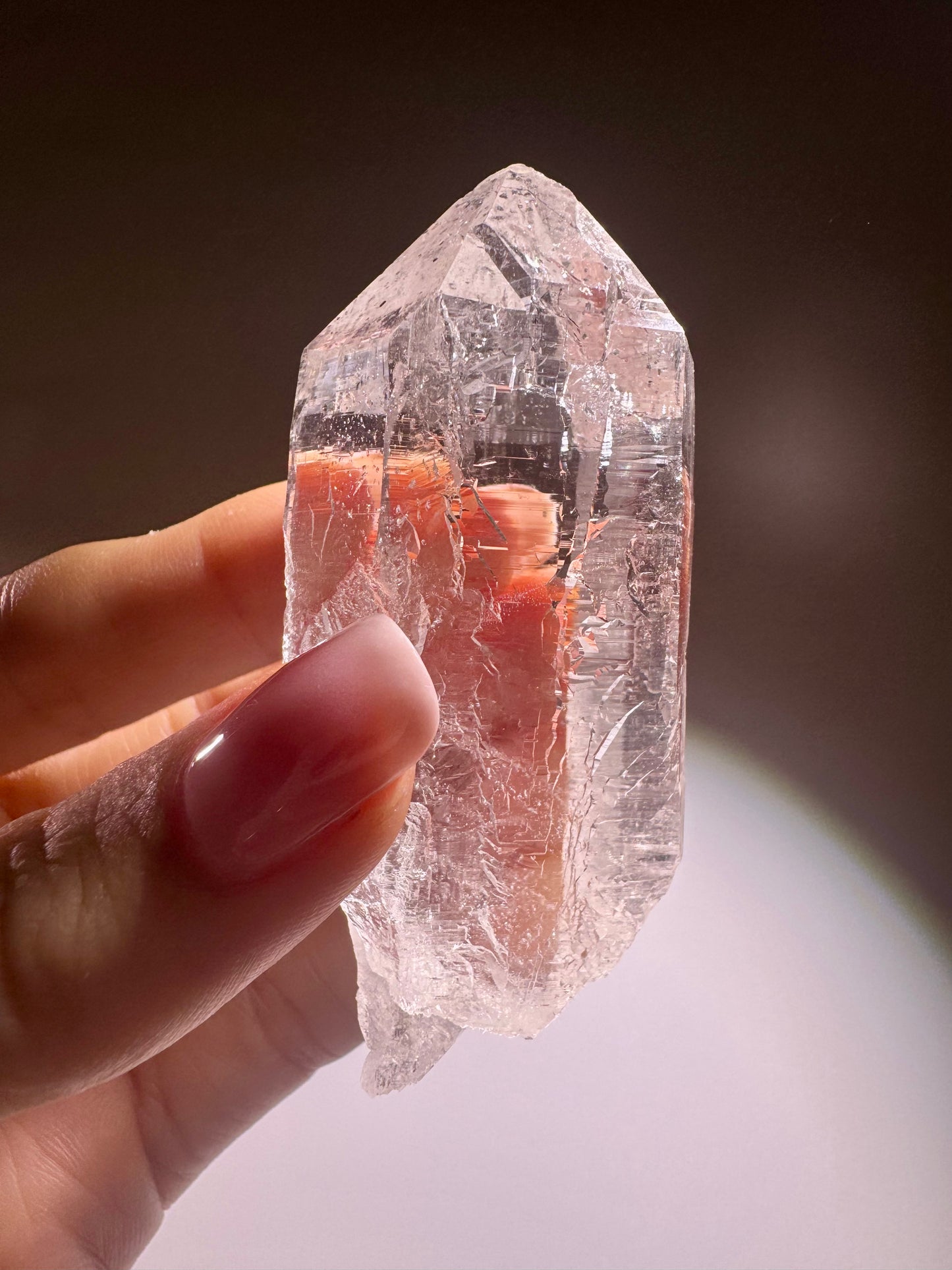 Himalaya-Quarz 7.2 cm – extra klarer Kristall in Museumsqualität aus Pakistan 💎