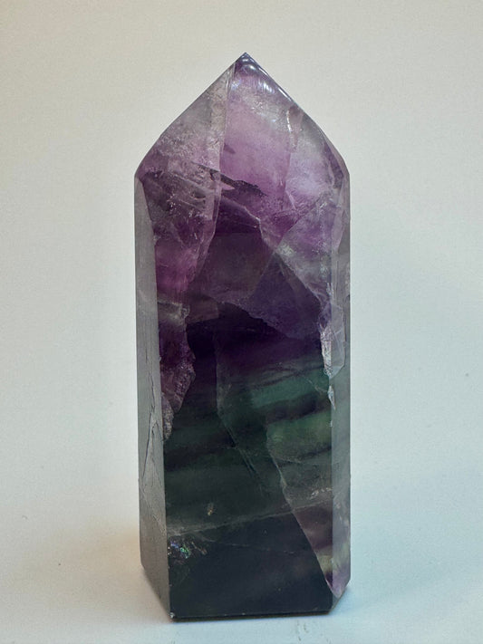 Exklusive klare Fluorit Spitze - 6.5cm