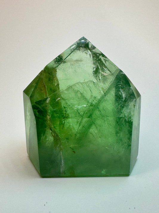 Wunderschöne extra klare Fluorit Spitze - 4.2cm