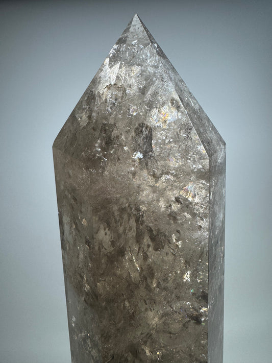 Riesige Rauchquarz-Spitze – 1A-Qualität, 36 cm hoch, 2.55 kg Edelstein-Unikat aus Brasilien