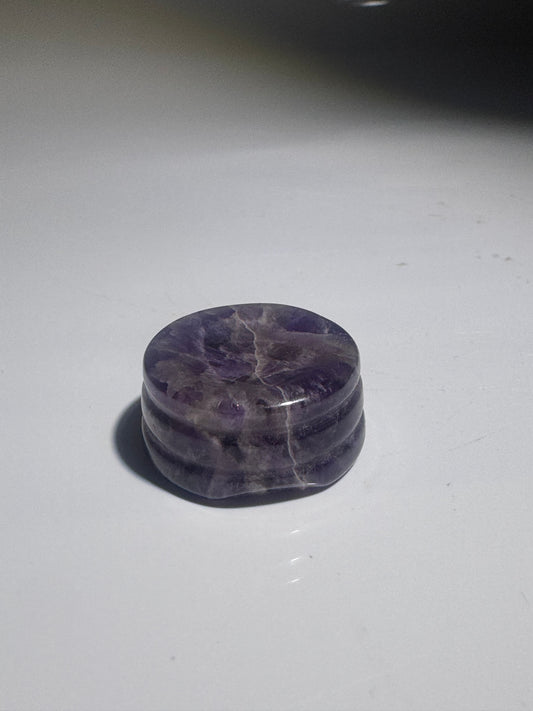 Amethyst Kristallständer für Kugeln – Lila Naturstein Halter 2.7 cm Handmade