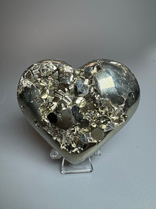 Pyrit Herz - 6x7cm, 253g