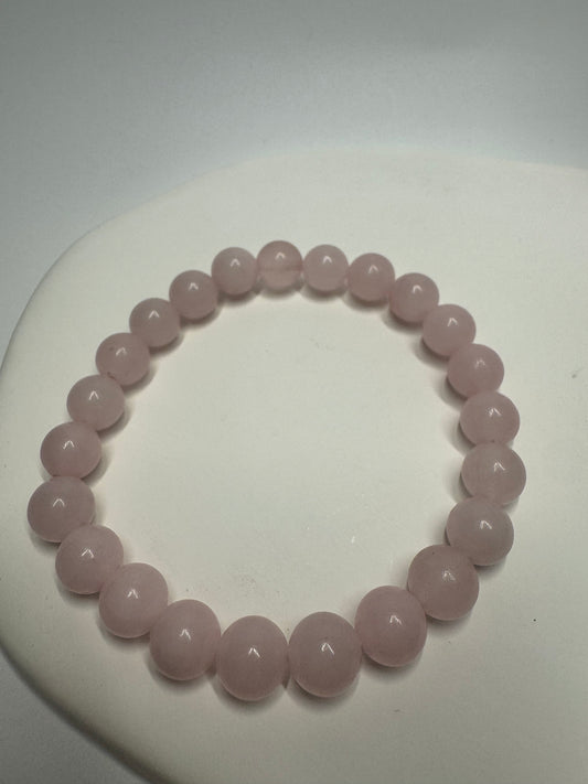 Bezauberndes Rosenquarz Armband 💗- 18cm