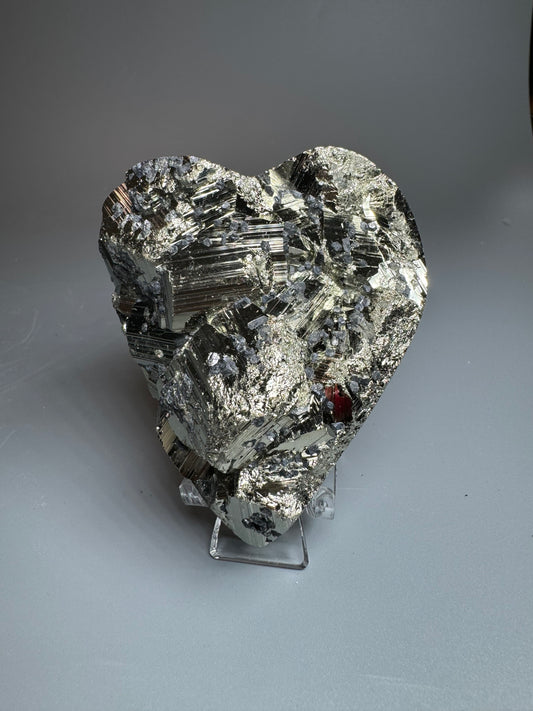 Pyrit Herz - 6.5x7.5cm, 313g