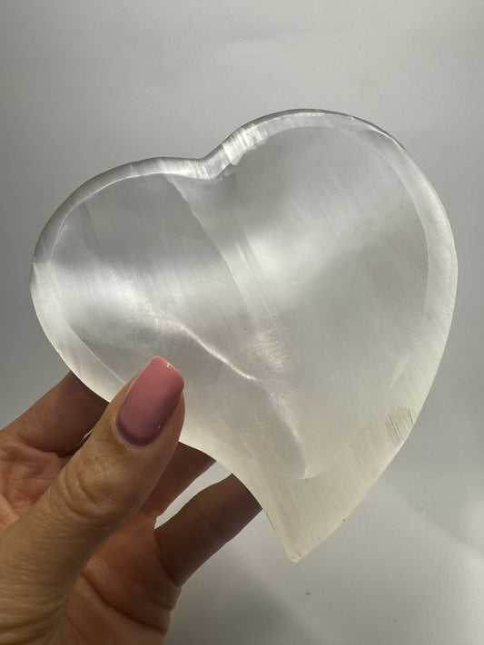 Selenit Schale Herzform 🤍