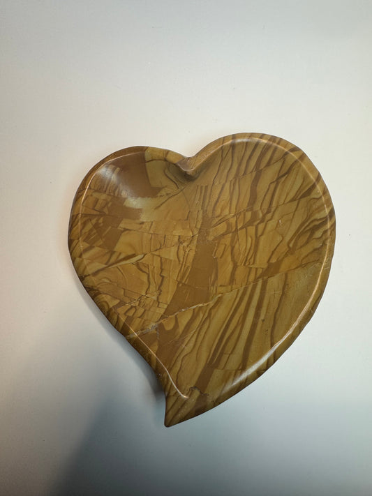 Picture Jasper-Schale in Herzform 🤎