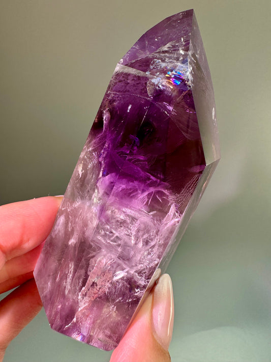 Phantom Amethyst with Ametrine 10.6cm, 322g - Premium Quality