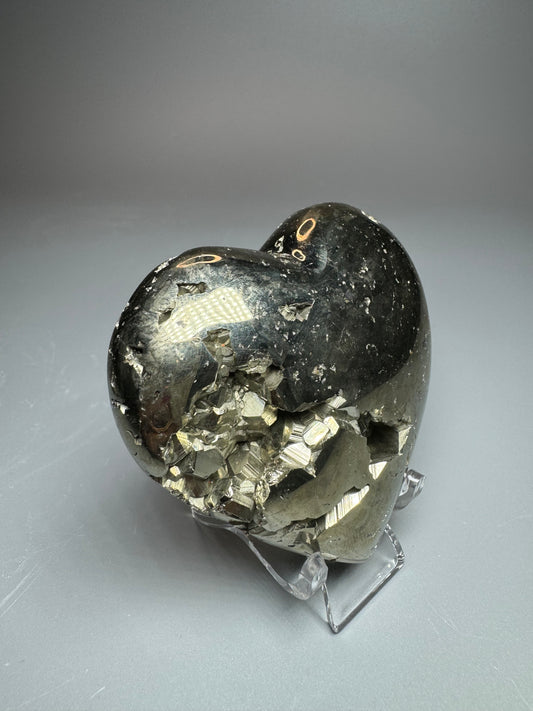 Pyrit Herz - 6x6cm, 180g