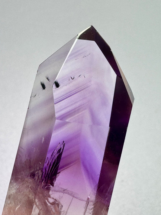 Phantom Amethyst with Ametrine & Hollandite Inclusions – Ultra-Rare Museum Piece