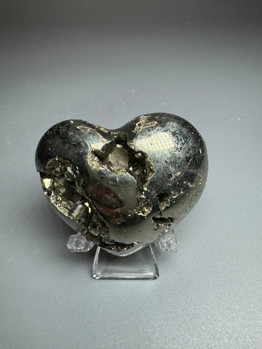 Pyrit Herz - 4x4.5cm, 87g