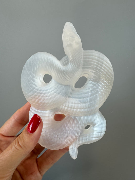 Selenit Schlange (handmade)