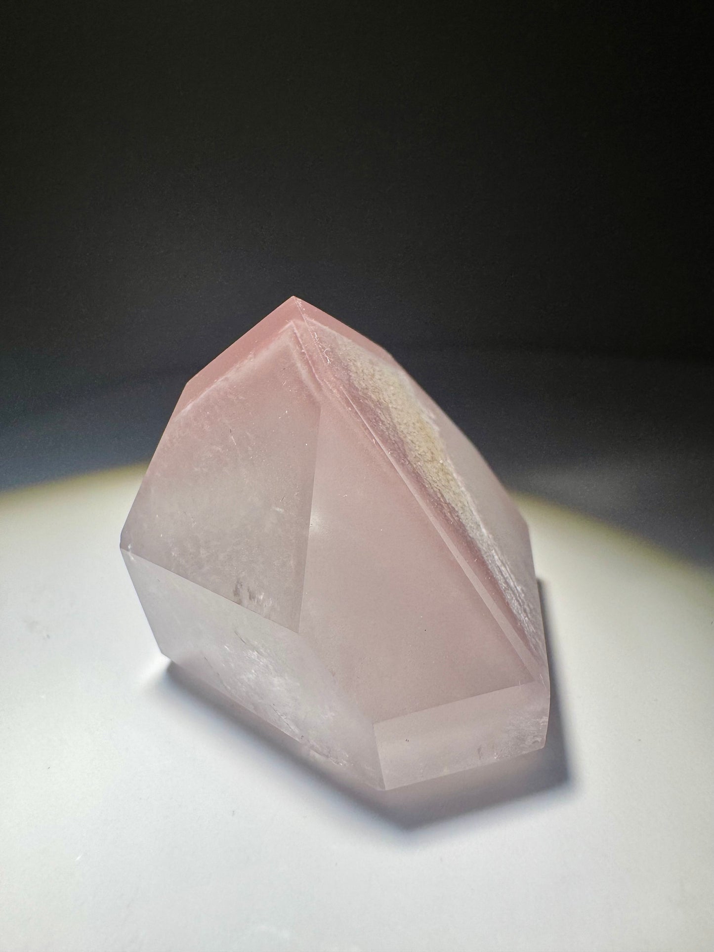 Pink Lithium Phantom Kristall 2.8 cm – extra klarer Edelstein in Spitzenqualität, 14 g