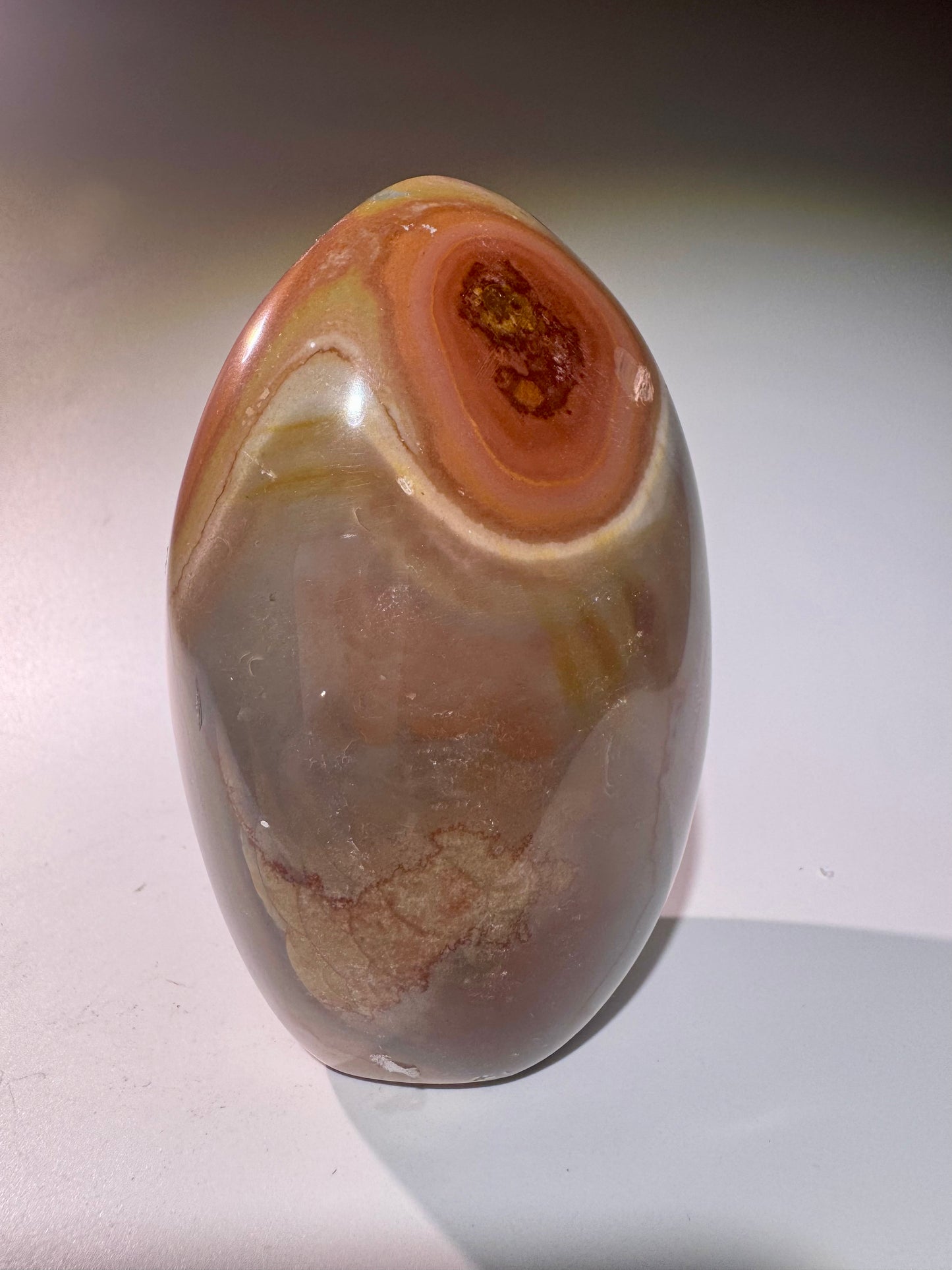 Polychrome Jaspis Madagaskar – Wüstenjaspis in warmen Farben – 9.6cm, 428g