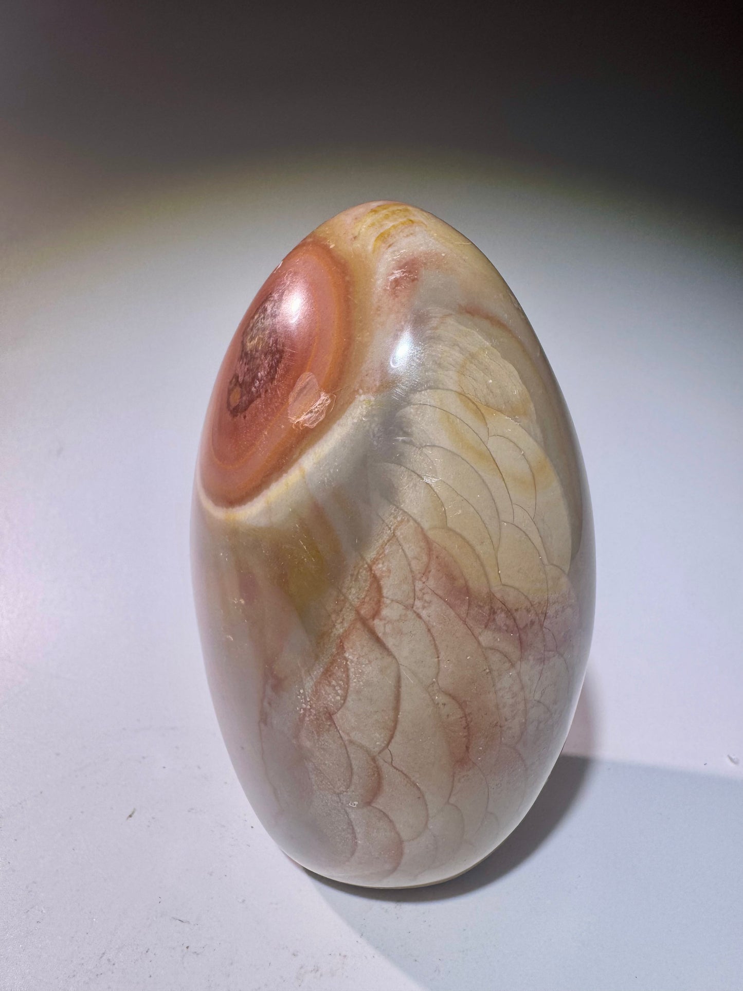 Polychrome Jaspis Madagaskar – Wüstenjaspis in warmen Farben – 9.6cm, 428g