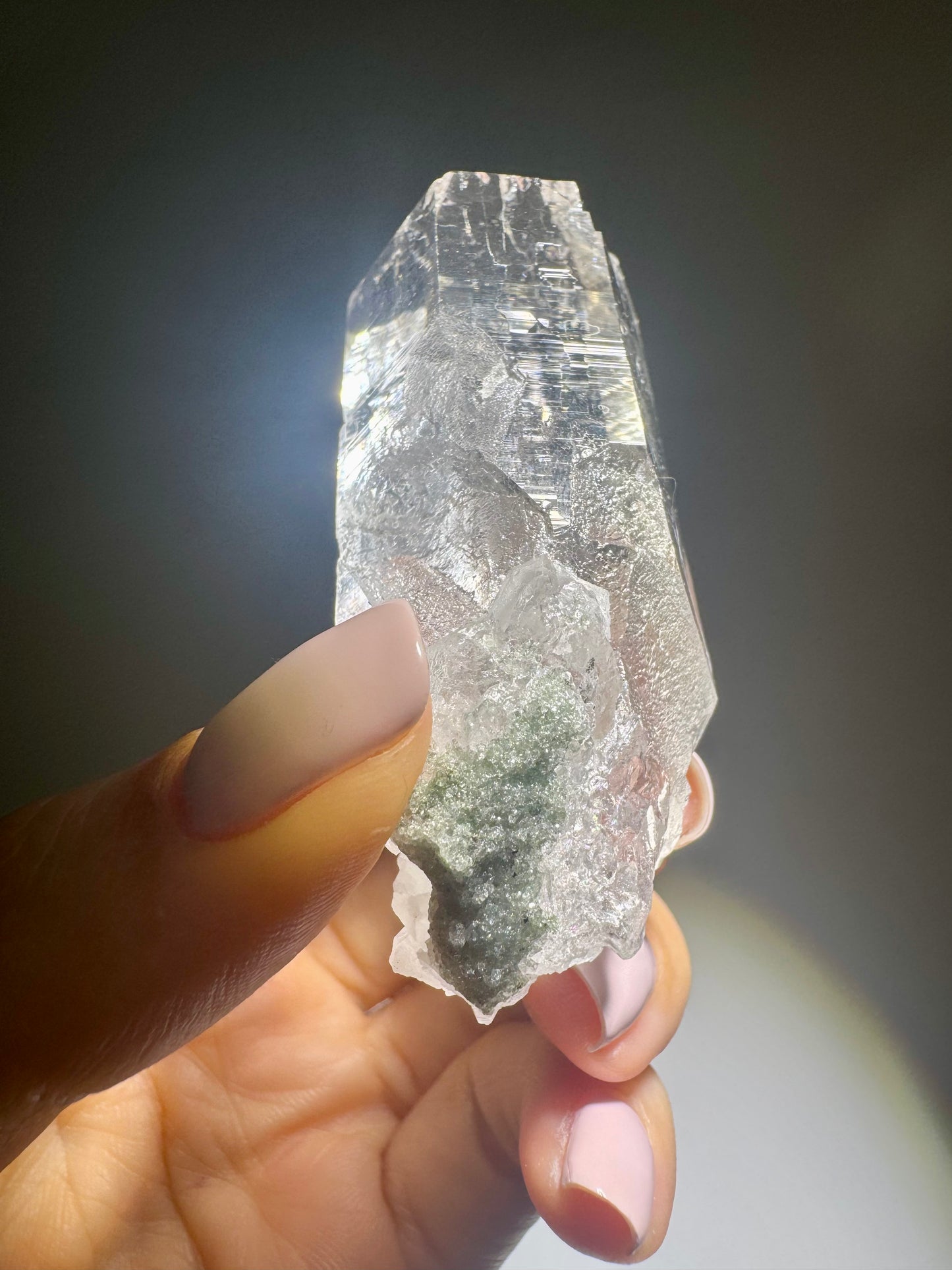 Himalaya-Kristall 7.8 cm – klarer 1A-Quarz in Museumsqualität – roh & unversehrt, 79 g
