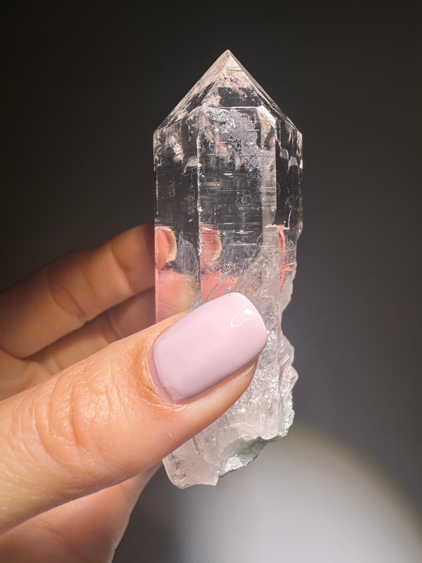 Himalaya-Kristall 7.8 cm – klarer 1A-Quarz in Museumsqualität – roh & unversehrt, 79 g