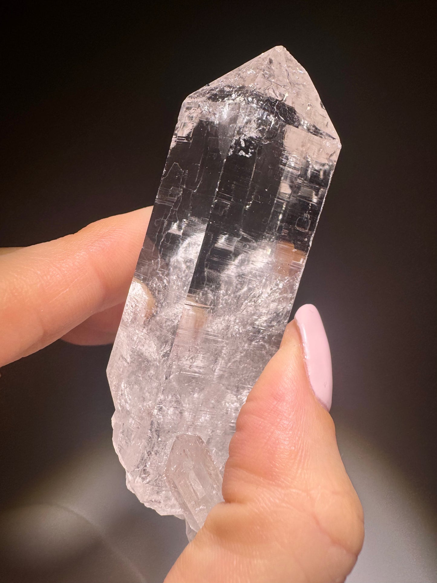 Himalaya-Kristall 7.8 cm – klarer 1A-Quarz in Museumsqualität – roh & unversehrt, 79 g